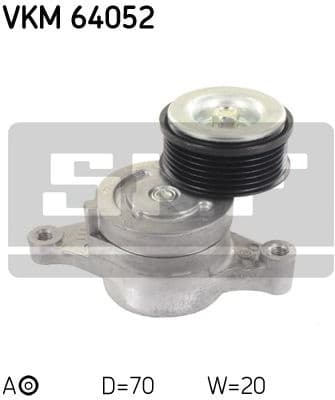 Belt Tensioner, V-ribbed belt VKM 64052