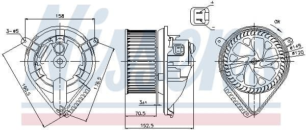 Interior Blower 87156