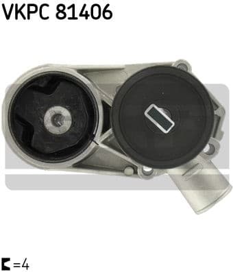 Water Pump, engine cooling VKPC 81406