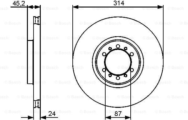Brake Disc 0986479469