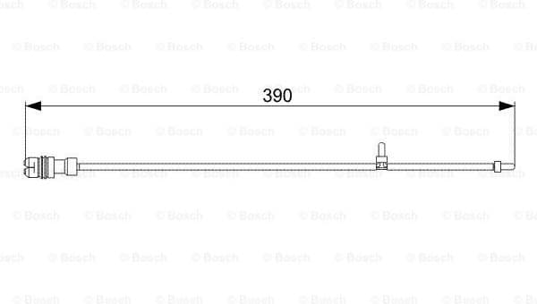 Warning Contact, brake pad wear 1987473041 - image 2