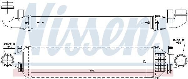Charge Air Cooler ** FIRST FIT ** 96335