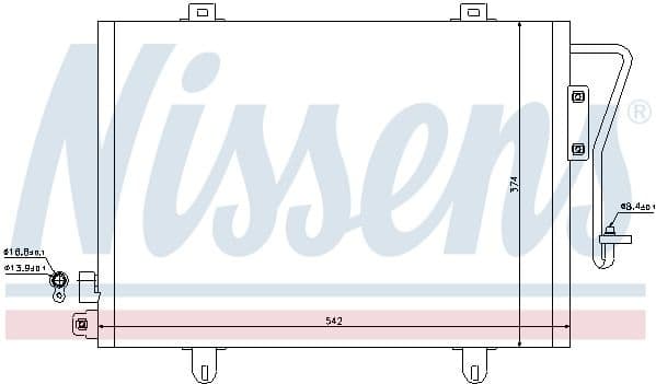 Condenser, air conditioning 94279