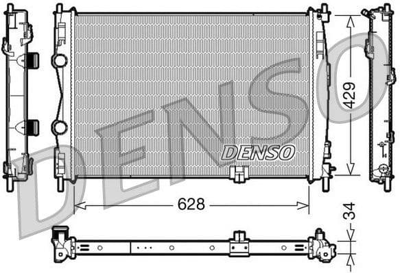 Radiator, engine cooling DRM46017