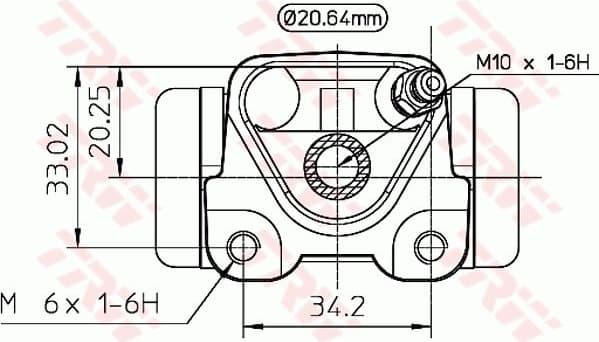 Wheel Brake Cylinder BWF273 - image 2