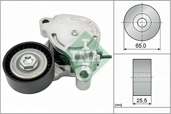 Belt Tensioner, V-ribbed belt 534057110
