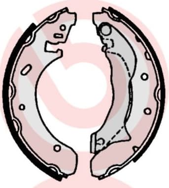 Brake Shoe Set ESSENTIAL LINE S24524