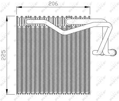 Evaporator, air conditioning 36095 - image 2
