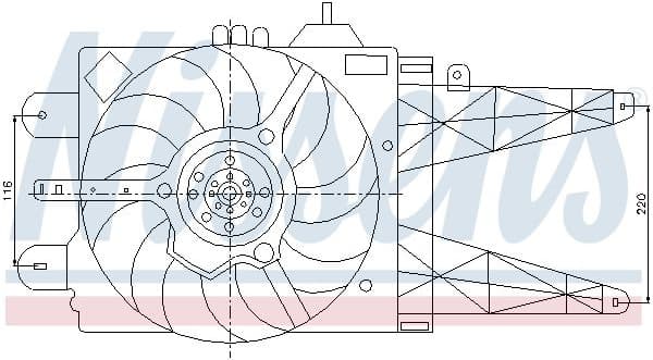 Fan, engine cooling 85158