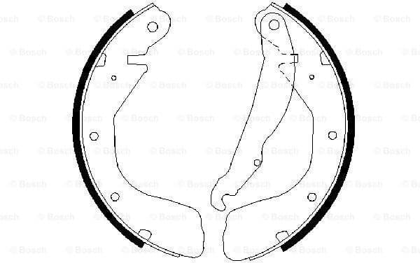 Brake Shoe Set 0986487263
