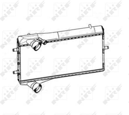 Radiator, engine cooling 50548
