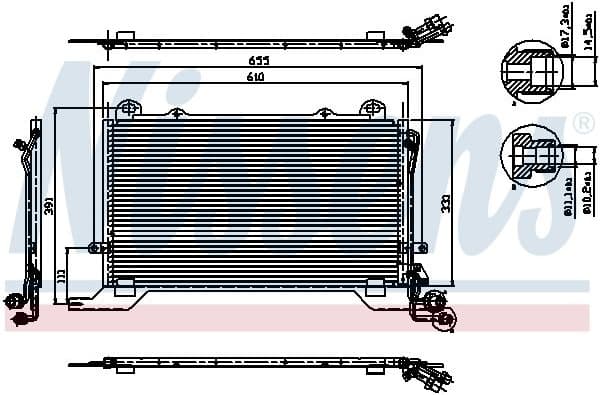 Condenser, air conditioning 94567
