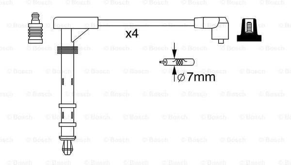 Ignition Cable Kit 0986357261 - image 5