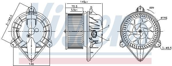 Interior Blower 87174