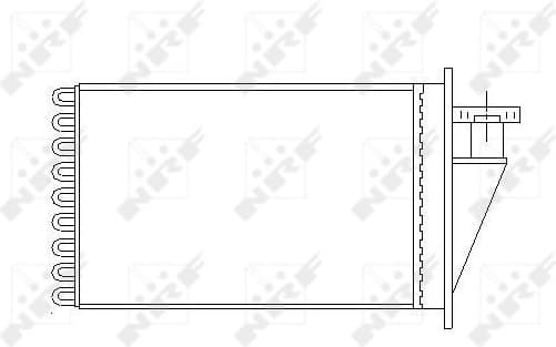 Heat Exchanger, interior heating EASY FIT 53565