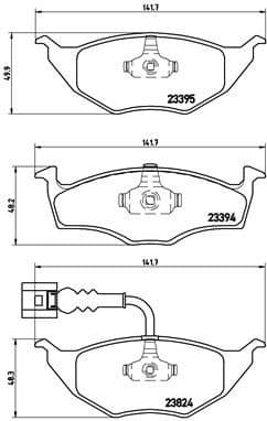 Brake Pad Set, disc brake PRIME LINE P85063