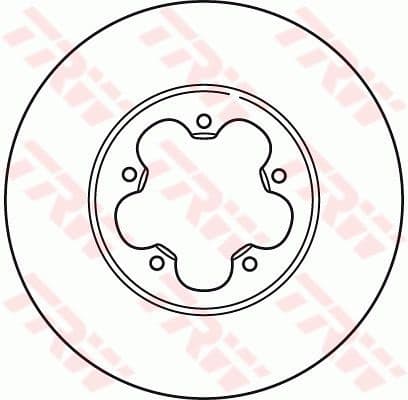 Brake disc, 1pcs FRONT, Top Quality DF2389S - image 2