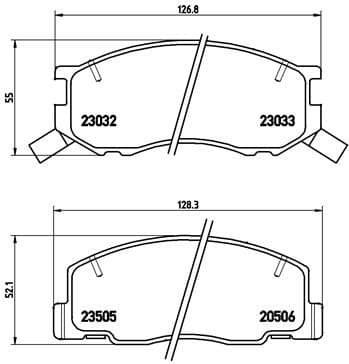 Brake Pad Set, disc brake PRIME LINE P83093