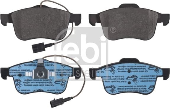 Brake Pad Set, disc brake 16847