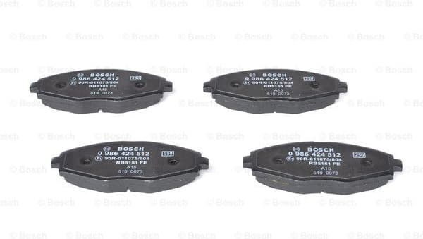 Brake Pad Set, disc brake 0986424512 - image 6