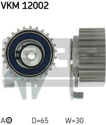 Tensioner Pulley, timing belt VKM 12002