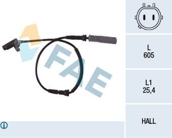 Sensor, wheel speed 78042