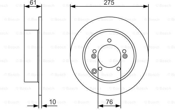 Brake Disc 0986479525