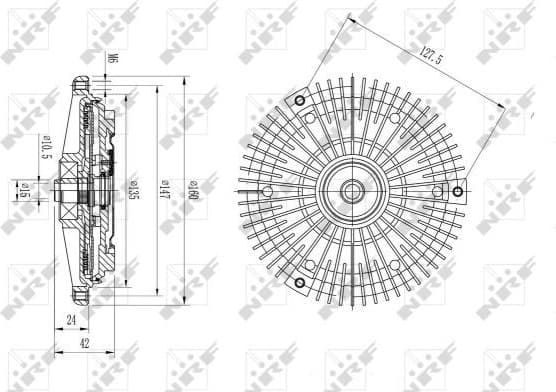 Clutch, radiator fan 49575 - image 2