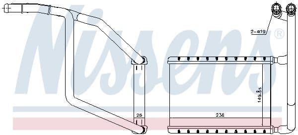 Heat Exchanger, interior heating 707078