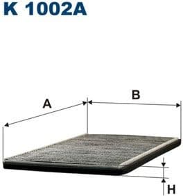 Filter, cabin air K1002A