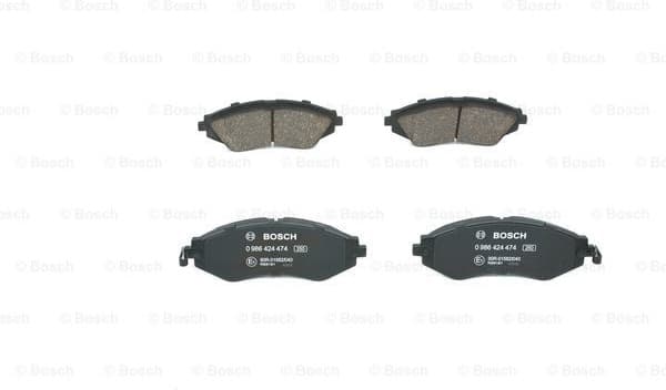 Brake Pad Set, disc brake 0986424474