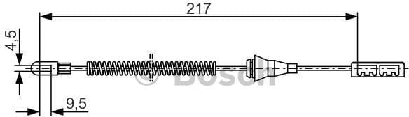 Cable Pull, parking brake 1987482251