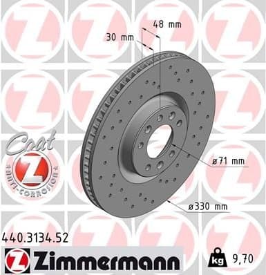 Brake Disc SPORT BRAKE DISC Z 440.3134.52