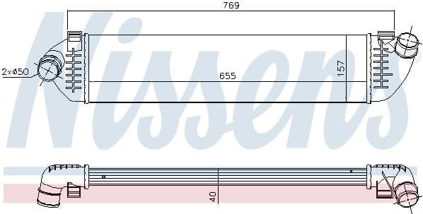 Charge Air Cooler ** FIRST FIT ** 96481