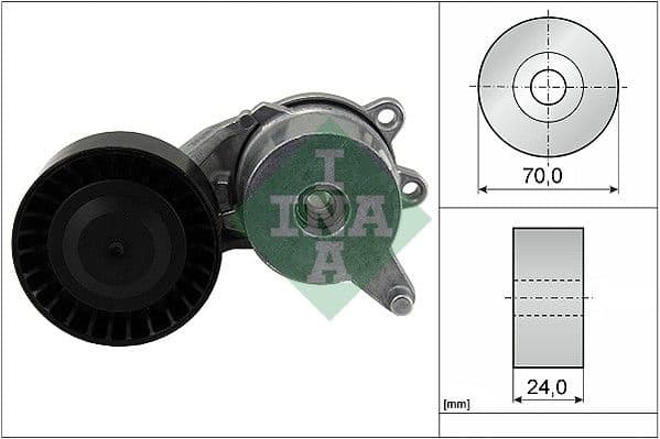 Belt Tensioner, V-ribbed belt 534055310