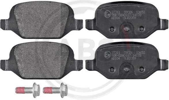 Brake Pad Set, disc brake 37311