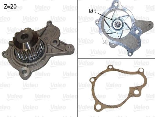 Water Pump, engine cooling 506922
