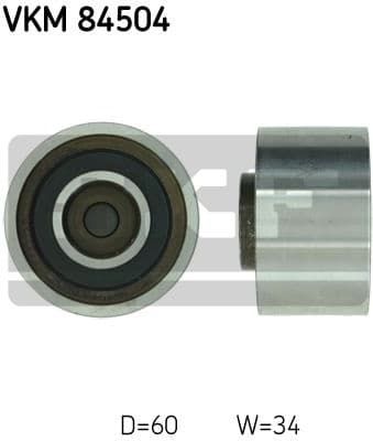 Deflection Pulley/Guide Pulley, timing belt VKM 84504