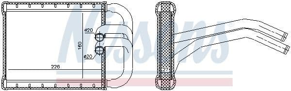 Heat Exchanger, interior heating 77535