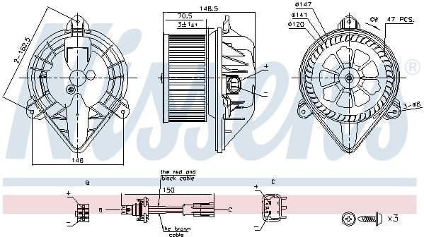 Interior Blower 87183