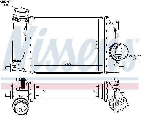 Charge Air Cooler ** FIRST FIT ** 961120