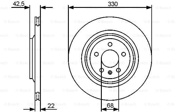 Brake Disc 0986479457