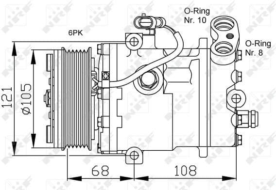 Compressor, air conditioning EASY FIT 32232 - image 2