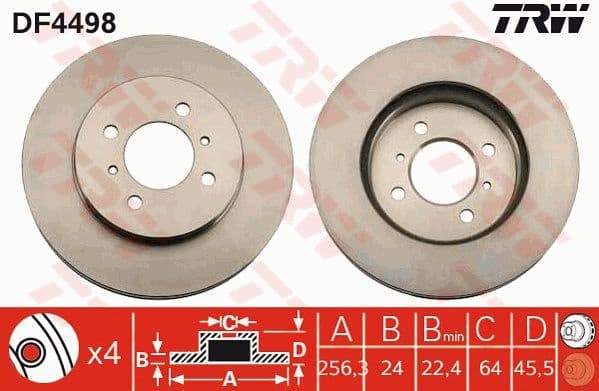 Brake Disc DF4498