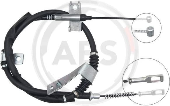 Cable Pull, parking brake K10078