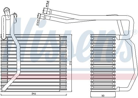 Evaporator, air conditioning 92194 - image 2