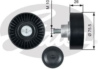 Deflection/Guide Pulley, V-ribbed belt DriveAlign™ T36455