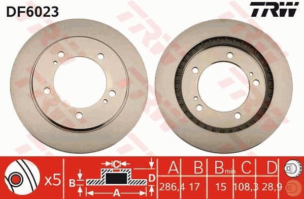 Brake Disc DF6023