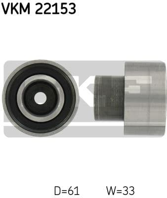 Deflection Pulley/Guide Pulley, timing belt VKM 22153