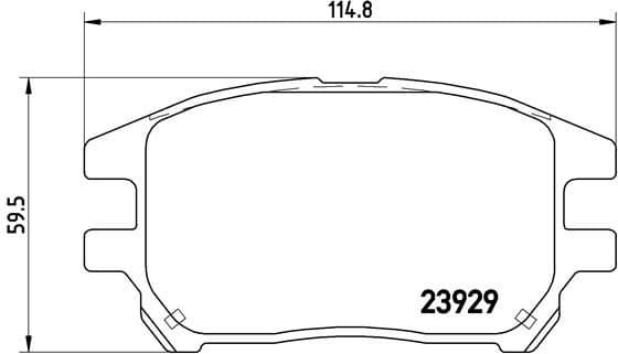 Brake Pad Set, disc brake PRIME LINE P56050